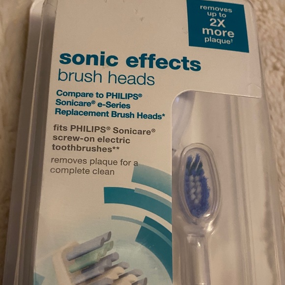 Up & Up 3-pack Sonic Effects Brush Heads (comparable to Philips Sonicare) NWT - Picture 2 of 6